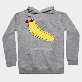 Banana with a crown of Flowers Hoodie